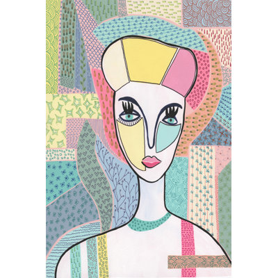 «Pattern Lady II» par Regina Moore, impression sur toile tendue