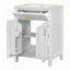 Ensemble de meuble-lavabo 24 po avec lavabo en céramique, meuble-lavabo peu encombrant - l 24 po x P 18 po x H 34 po, 2 portes à fermeture en douceur