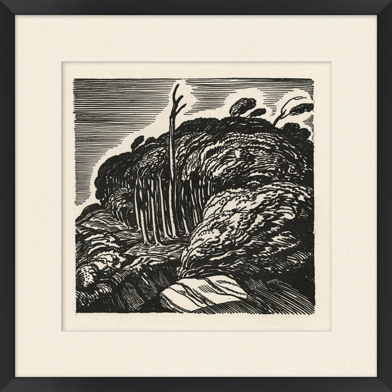 Wood Block Windswept Print