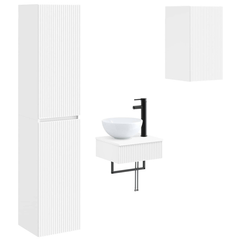 Bathroom Furniture Suite, White