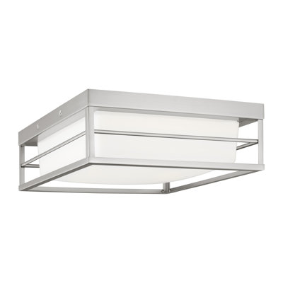 Krista Single Light Glass LED Flush Mount