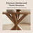 Windvale Cross-Buck Base Dining Table-128820934-128569017