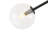 6-Light Sputnik Glass Globe Semi Flush Mount-665862774