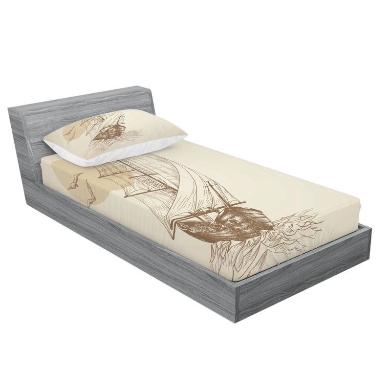 Microfiber Sheet Set, Twin XL Sheet Set with Fitted Sheet