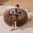 Bean Bag Chair, Memory Foam Filled, Large Beanbag Chairs For Adults And Teens, Soft Sofa With Removable Flannel Cover, Round Couch For Living Room Bedroom College Dorm-698306724-698306651