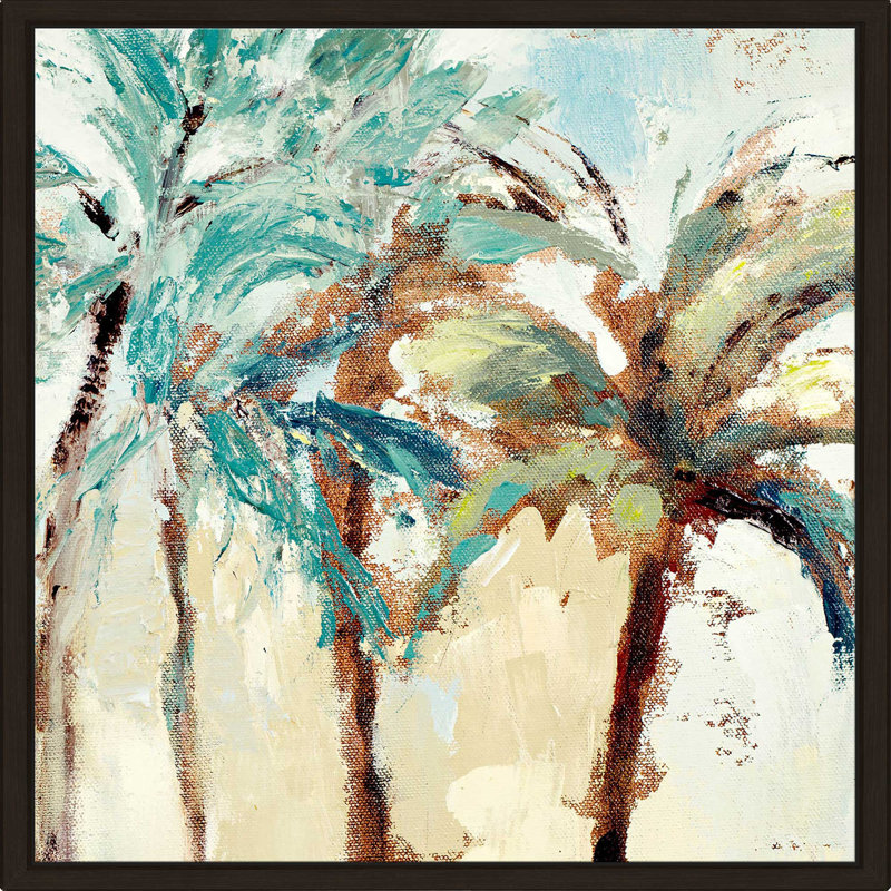 «Bright Island Morning II», reproduction d'art sur toile encadrée, H 27,5 po x l 27,5 po x P 2 po