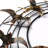 Hand-Painted Decorative Metal Wall Accessory, 34.3 x 34.3 x 2.0 inches | 100% Metal, Thickness: 0.06 inches | Unique Color Variations, Easy Wall Hanging | Perfect for Home Decor & Artistic Touches