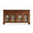 62.99" Tan Rectangular Solid Wood Sideboard