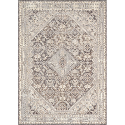 Tapis décoratif gris 1 pi 10 po x 3 pi Faren Austro de United Weavers