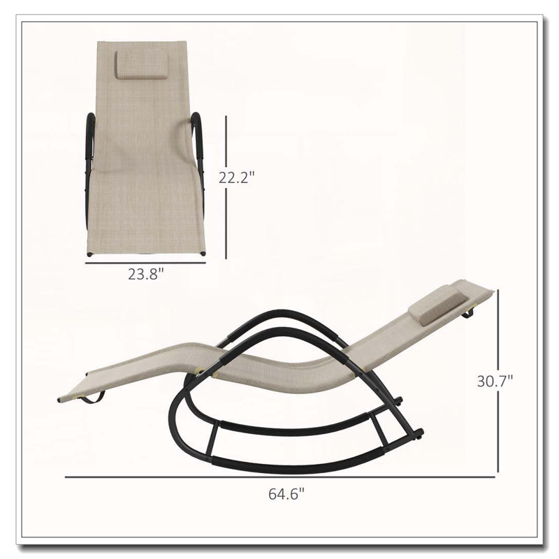 Chaise longue berçante Zero Gravity