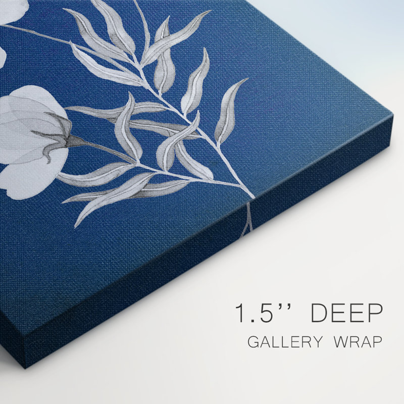 Toile tendue avec châssis Indigo I-Premium Gallery - prêt à être accroché, H 27 po x l 36 po