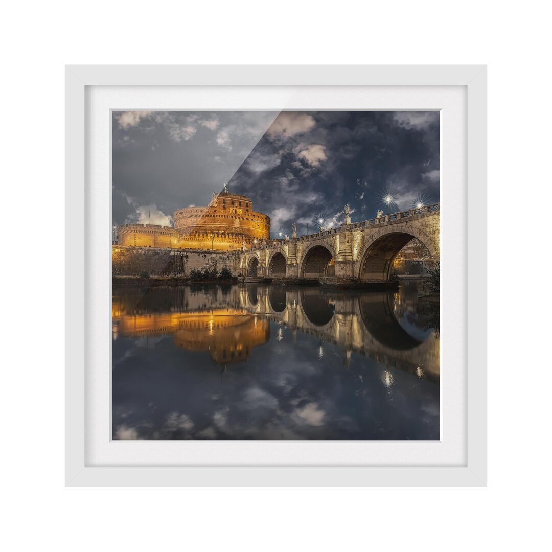 Gerahmtes Poster Ponte Sant Angelo in Rom