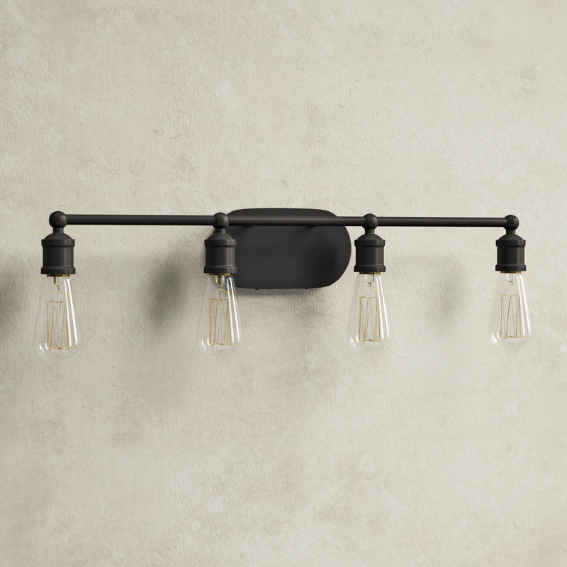 Oil Rubbed Bronze 4-Light Dimmable Vanity Fixture