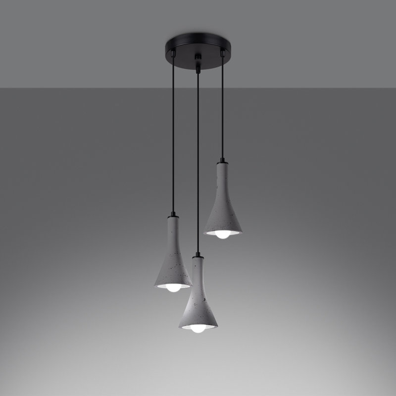 Boff 3 - Light Satin Black Pendant