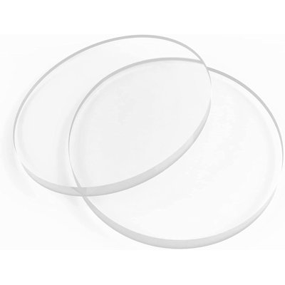 Acrylic Round 2 Piece Coaster Set