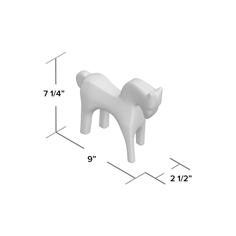 Horse-Matte White