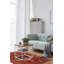 Tapis rouge foncé Eyan 3 pi 2 po x 5 pi 3 po