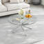 Ensemble de table de salon en verre 3 pièces-102834491