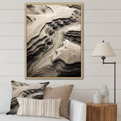 «Eernal Dunes Desert Rivers I», reproduction sur toile