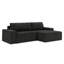 Rivio 4 Seater Boucle Corner Sofa with Storage-137691133-137691134
