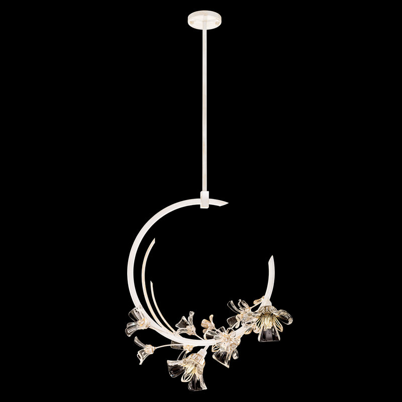 Luminaire suspendu linéaire 19 po Azu, Blanc