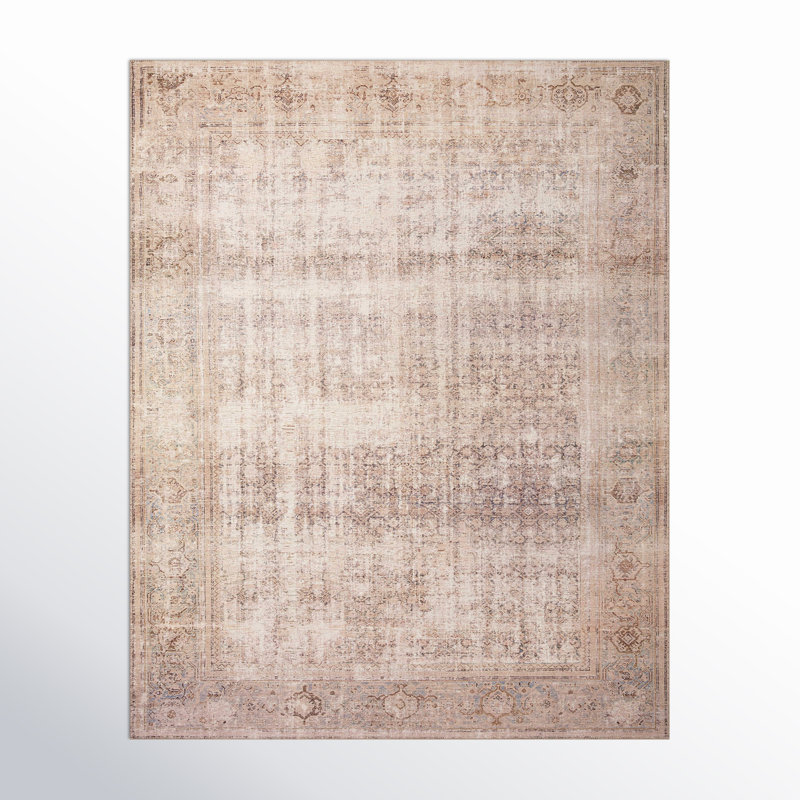 Amber Lewis x Loloi Georgie Ocean / Sand Area Rug, Rectangle 3'9" x 5'6"
