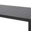 Table de salle à manger d'extérieur en aluminium