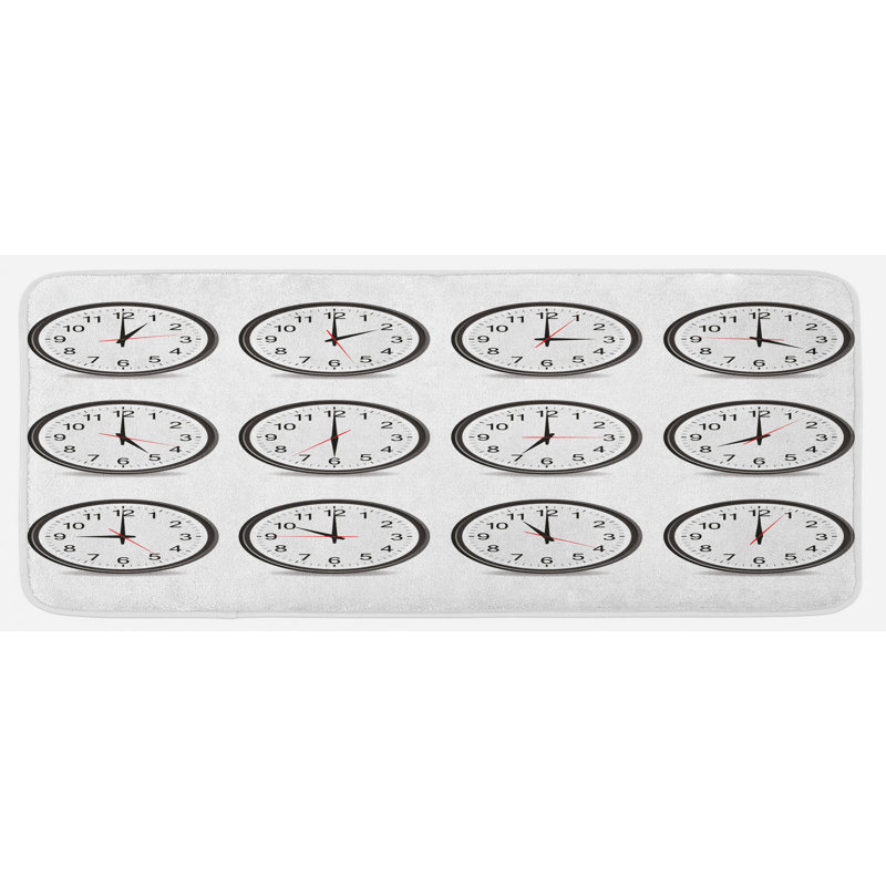 Modern & Contemporary Polyester Kitchen Mat