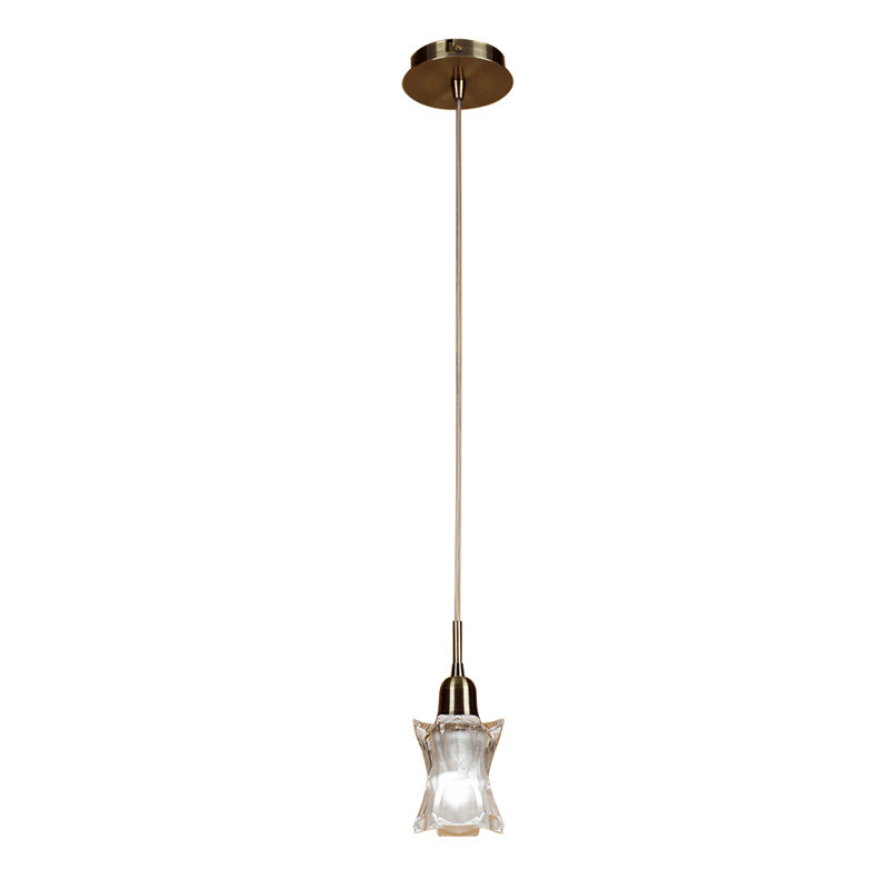 Alaska 1 - Light Unique/Statement Pendant, Antique Brass