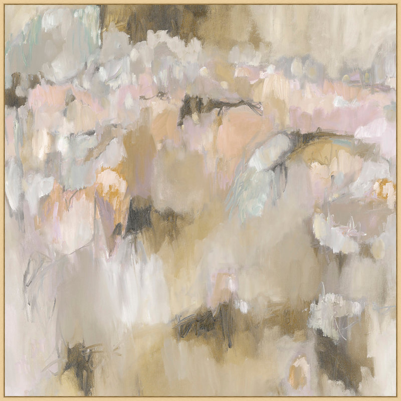 Pathway 2 - peinture sur toile à cadre flottant