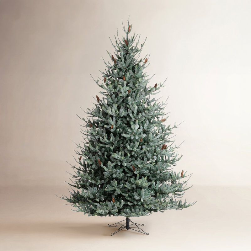 Lighted Artificial Spruce Christmas Tree, 12'
