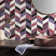 Elizabeth Sutton Meta Glossy Glass Chevron Mosaic Tile