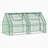 6' X 3' X 3' Portable Greenhouse, Garden Green House With 2 PE/Plastic Covers, Steel Frame And 2 Roll Up Windows-123283151-123283155