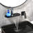 2 Hole Wall Mount Tub Faucet Waterfall Bathtub Faucet Brass Single Handle Bath Tub Fillers-115359723