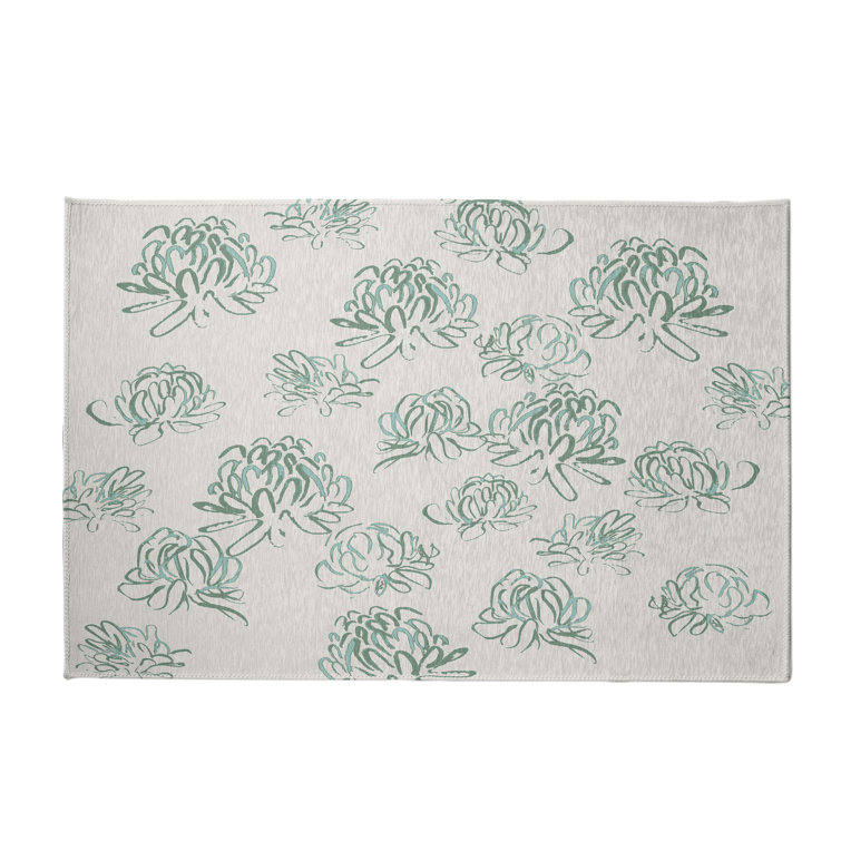 Alvordton Chenille Floral Indoor Rug