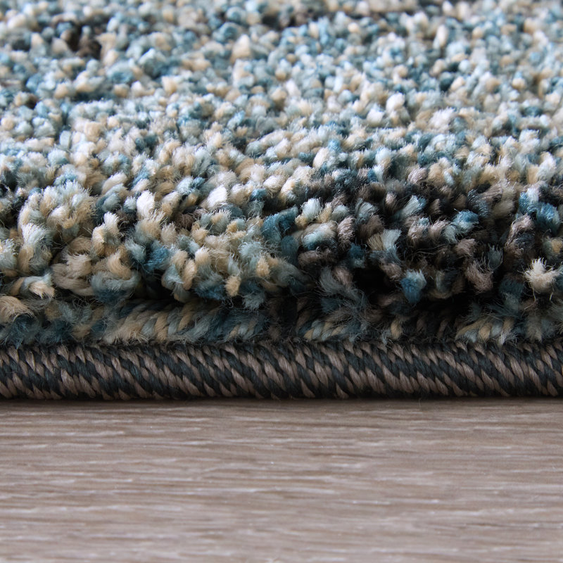 Clair Modern Distressed Area Rug, Rectangle 5' x 7'6"