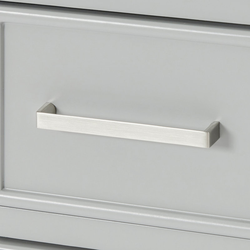 Ensemble de meuble-lavabo simple 43 po avec plateau Abita, Gris