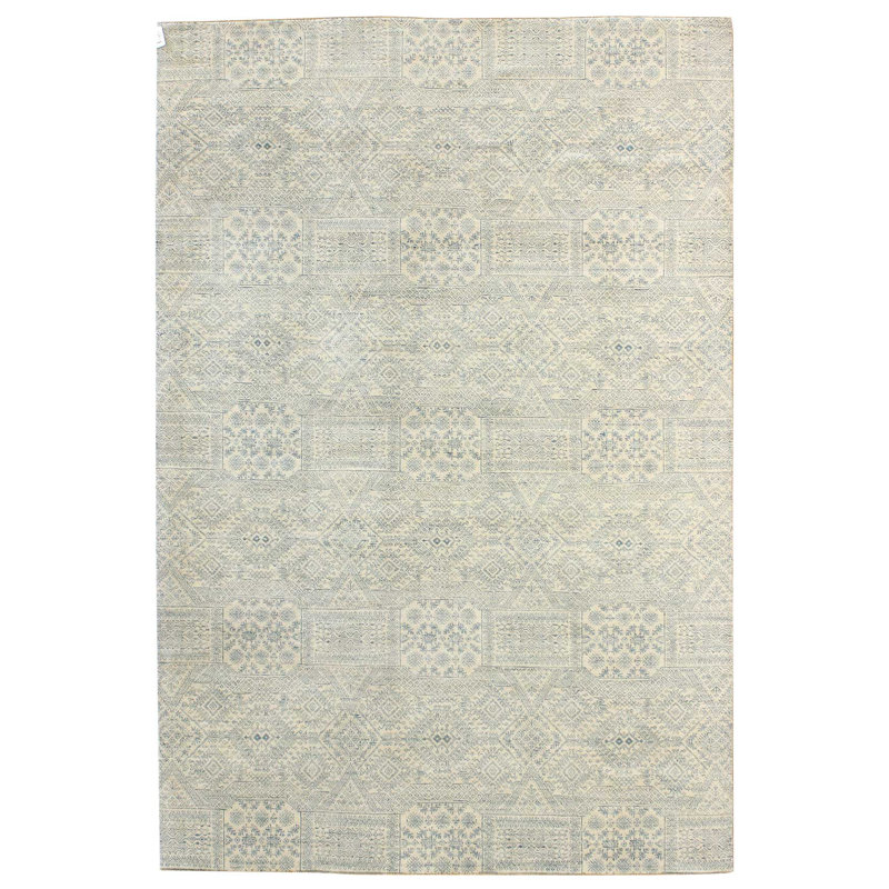 Ikat Area Rug in Ivory