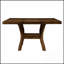 Ensemble de salle à manger 5 pièces transitionnel avec rallonge et 4 chaises d'appoint, meubles en bois brun durable pour les maisons modernes et traditionnelles-1223485013