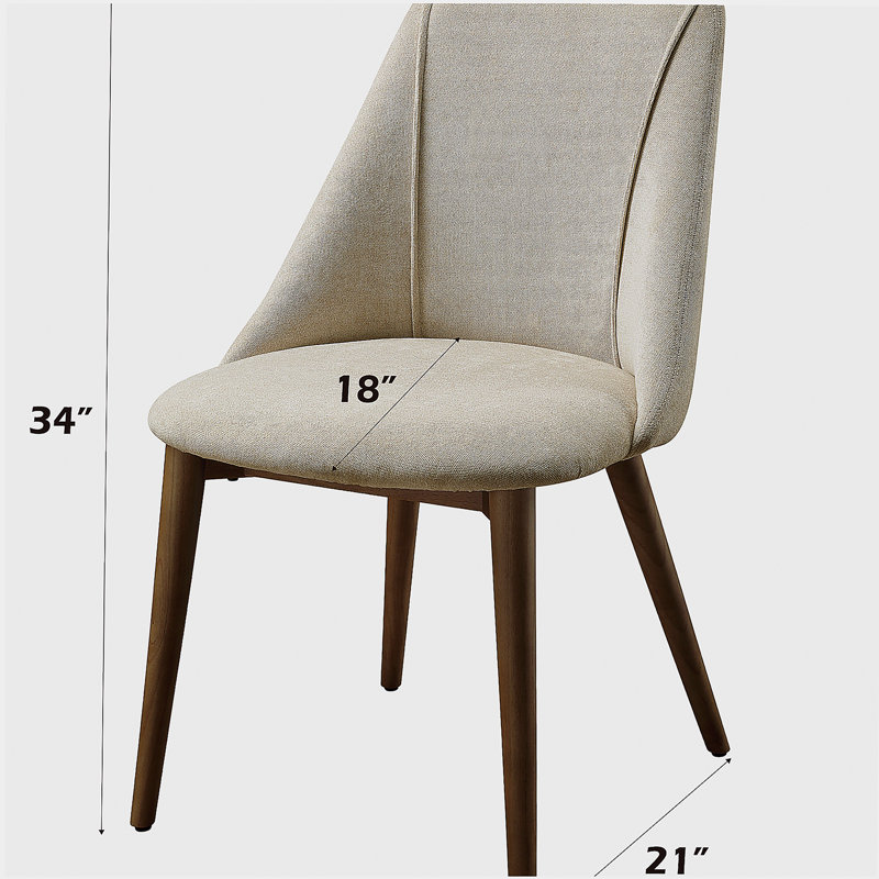 Ensemble de 2 chaises d'appoint Willene