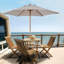 Lakewood Garden Parasol Pulley Operated Patio Umbrella-984203871