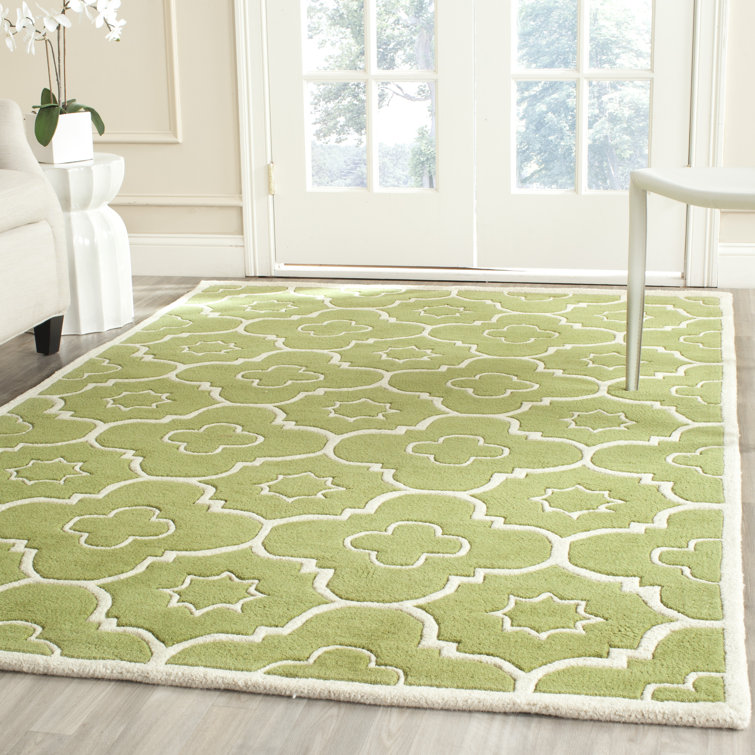 Carolene Hand Tufted Wool Geometric Rug