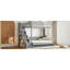 Lit escamotable double sur double avec lève-personne et bureau hydraulique, gris-298033194