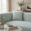 Canapé moderne à 3 places 75,78 po avec coussins décoratifs, bleu-1310635884
