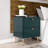 24.4" Tall 2-Drawer High Gloss Nightstand-2111079105