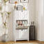 Armoire à chaussures étroite avec 3 tiroirs rabattables, armoire de rangement pour chaussures, blanc-1103237630