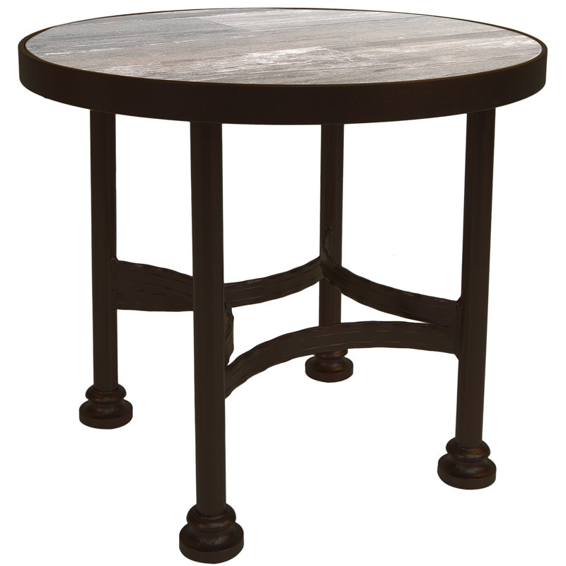 Classico Outdoor Round Side Table, Venice Beach, Copper Creek