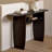 Retro Minimalist Solid Wood Console Table-108499408