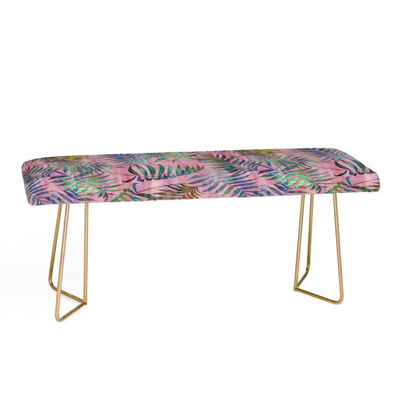 Banc rembourré tropical reeya Schatzi Brown