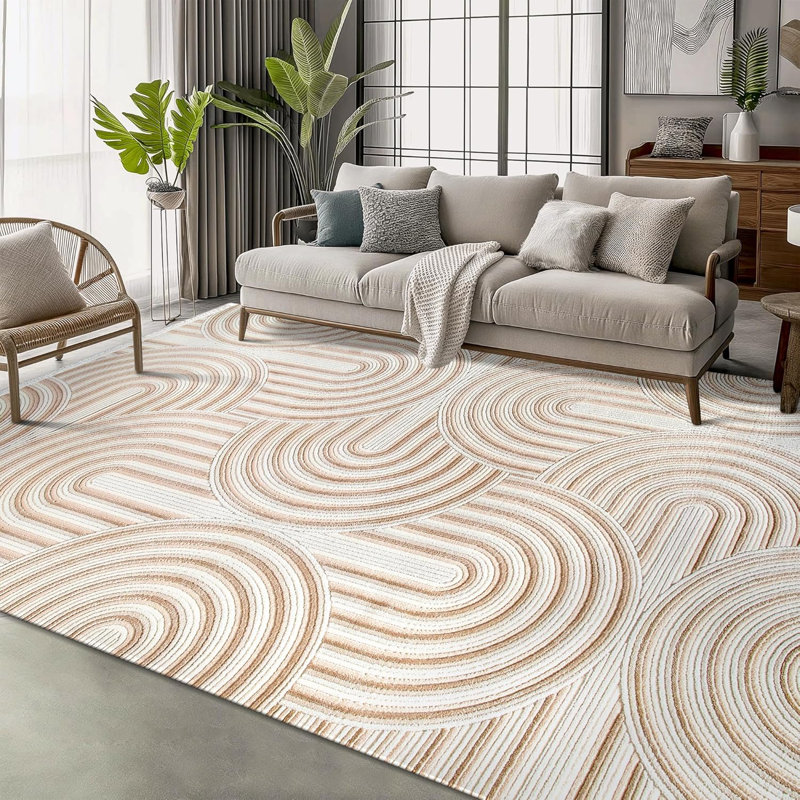 Stylish Area Rugs Soft Entryway Rug Pad Bedroom Rugs Non Slip Floor Mat Indoor Hallway Carpet BY001, Rectangle 120 x 180 cm